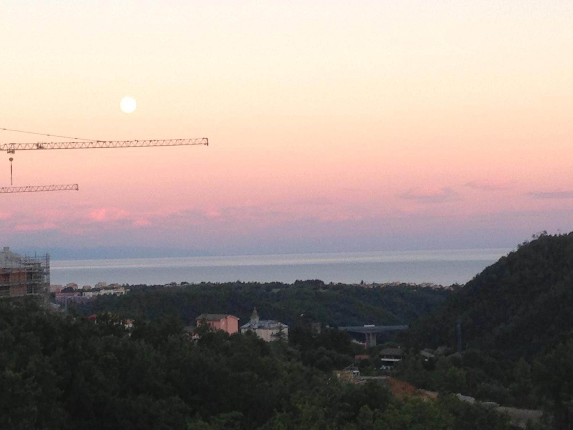 Attico Con Vista Spettacolare Cogoleto Villa Exteriör bild